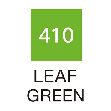 Caneta Pincel Kuretake Zig Clean Color Real Brush Leaf Green 410