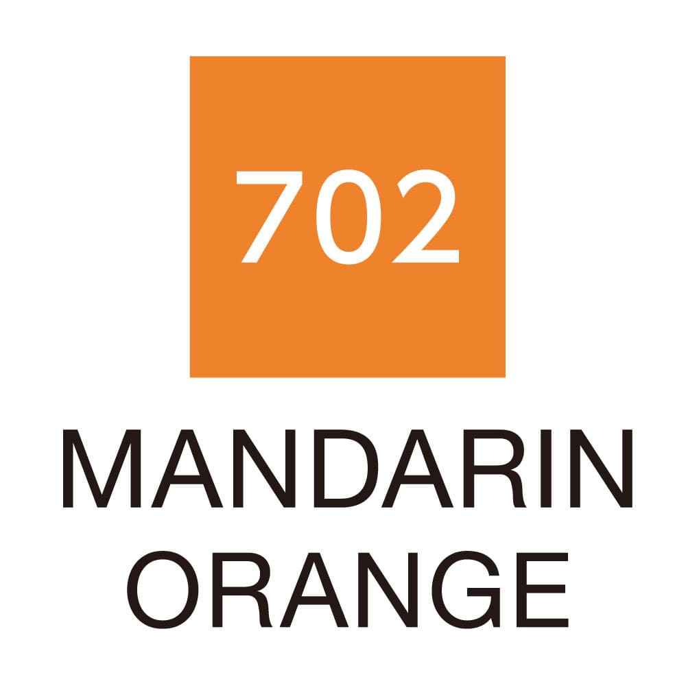 Caneta Pincel Kuretake Zig Clean Color Real Brush Mandarin Orange 702
