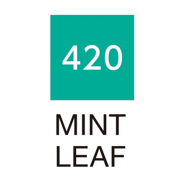 Caneta Pincel Kuretake Zig Clean Color Real Brush Mint Leaf 420