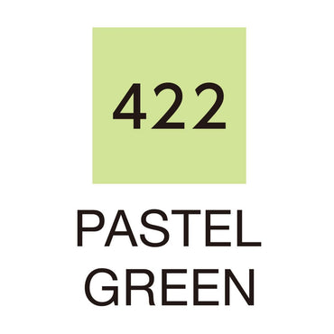 Caneta Pincel Kuretake Zig Clean Color Real Brush Pastel Green 422
