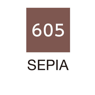 Caneta Pincel Kuretake Zig Clean Color Real Brush Sepia 605