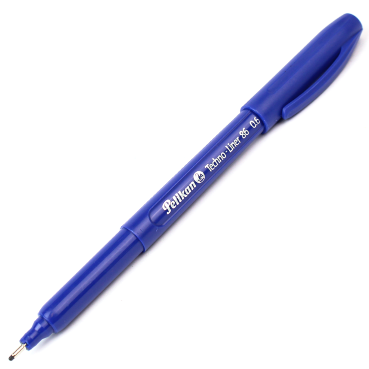 Caneta Nankin Descartável Pelikan 0.6mm Preto