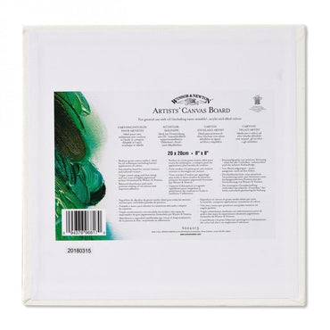 cartão telado para pintura 20x20cm winsor & newton