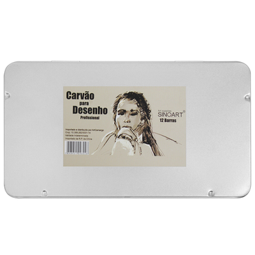 Estojo de Carvão Vegetal Para Desenho Carré Sinoart