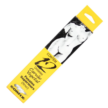 Carvão Vegetal Para Desenho Corfix c/12 Fino