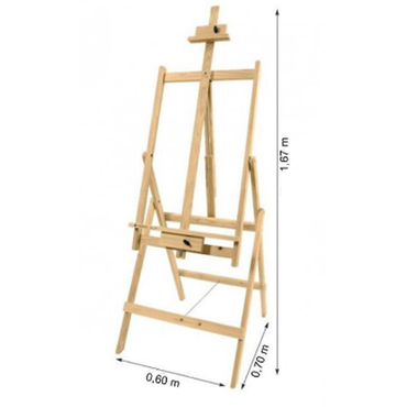 Cavalete Pintura Estúdio TRIDENT 14038