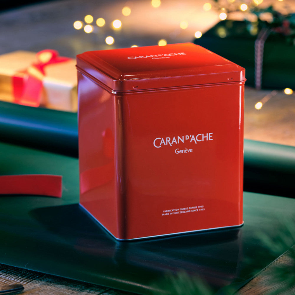 Apontador de Lápis Manivela Caran d'Ache Green Noel Edição Limitada