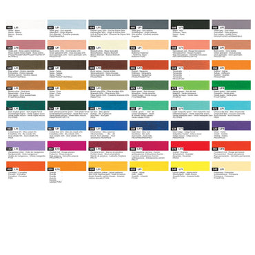 Colour Chart Pastel Neoart Caran d'Ache