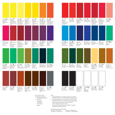 Colour Chart Tinta Óleo Winton 200ml Winsor & Newton