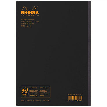 Caderno Composition Book Rhodia A5 80g Capa Preta