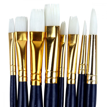 Kit Pincéis Winsor & Newton Acrílico e Óleo 8 Unidades