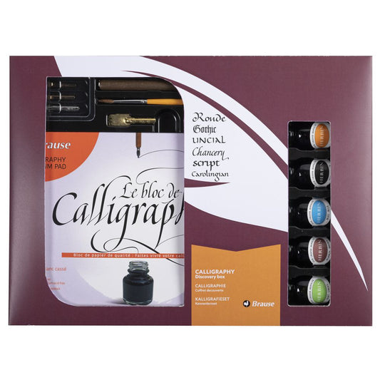 Conjunto Caligráfico Brause Discovery Box