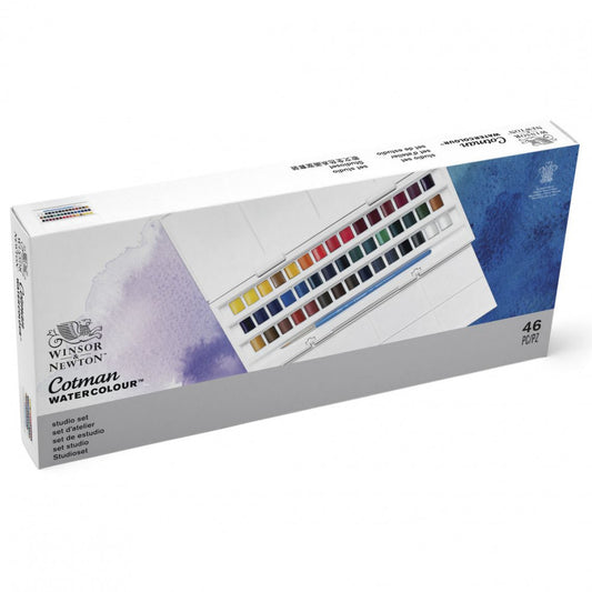 Tinta Aquarela Winsor & Newton Cotman HP Studio 45 Cores