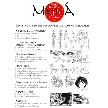 Curso Prático de Mangá Passo a Passo Vol. I