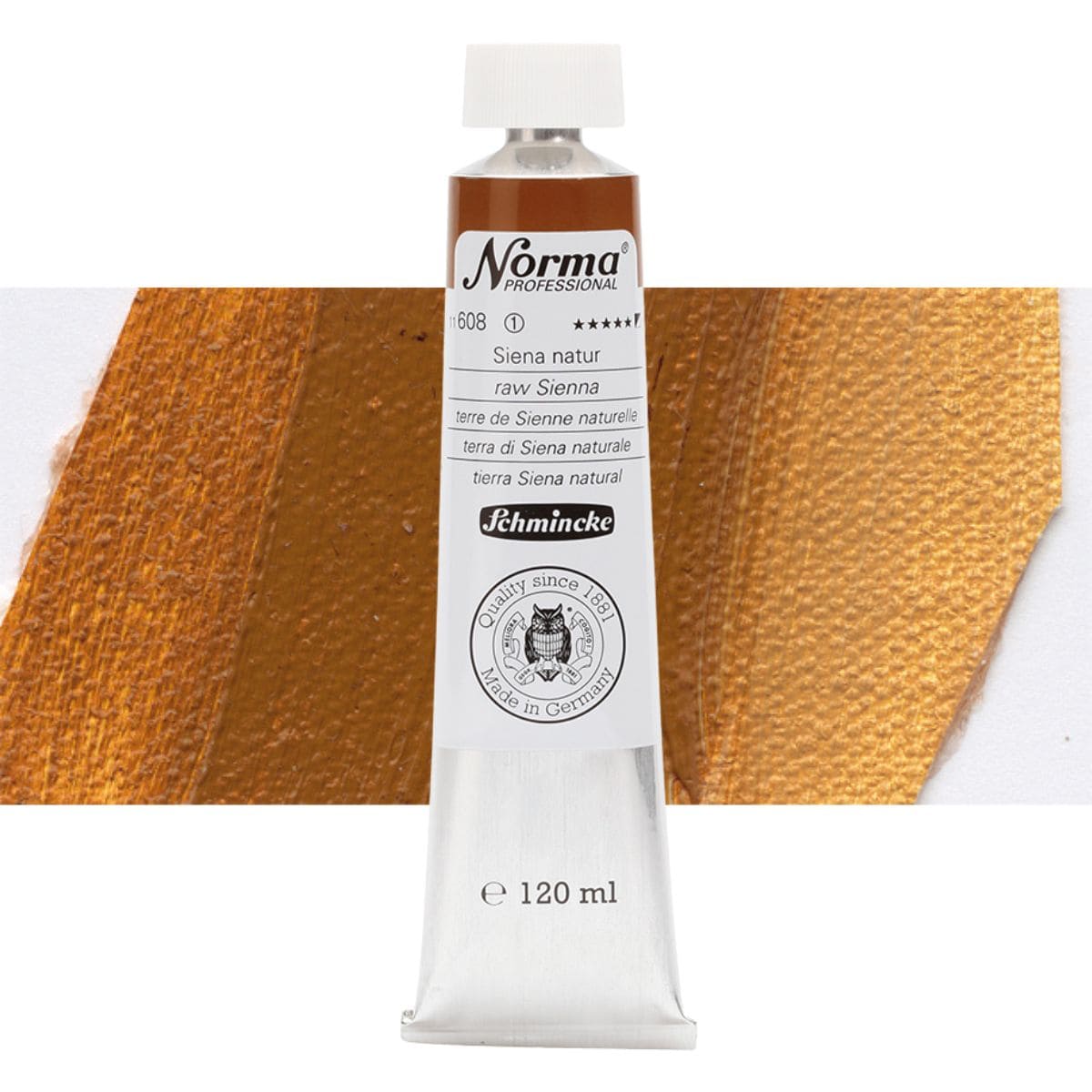 Tinta Óleo Schmincke Norma 120ml S1 608 Raw Sienna