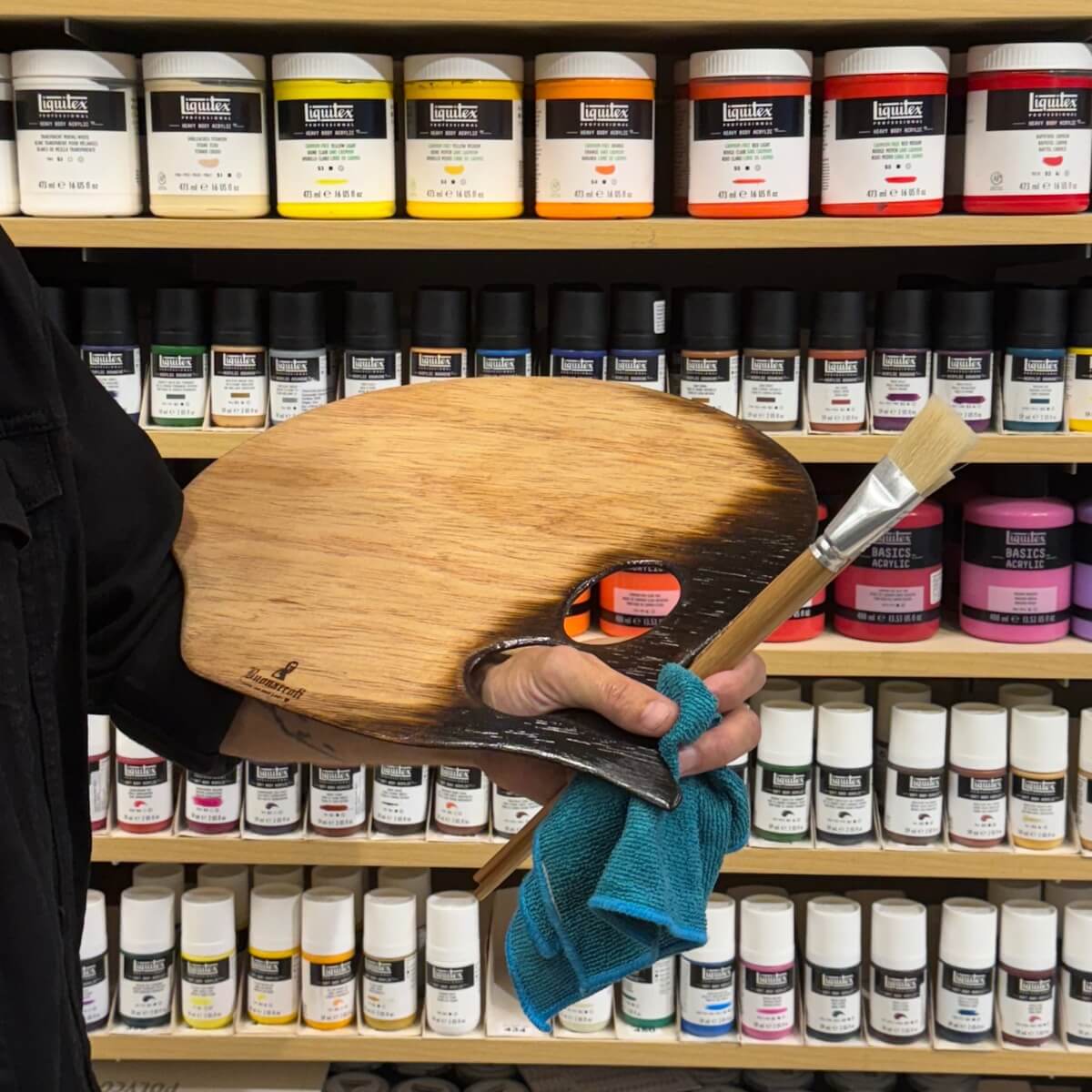 Paleta de Madeira para Pintura Cinzel Buonarroti