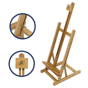 Cavalete de Mesa em Madeira Ajustável Portátil Sinoart