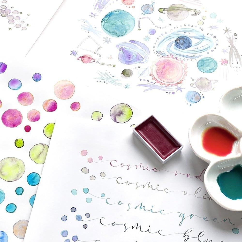 Aquarela Kuretake Gansai Tambi 05 Granulation Colors Set 2