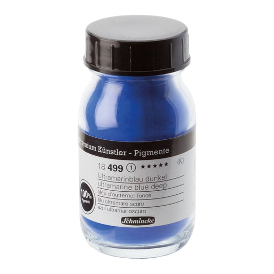 Pigmento em Pó Schmincke 100ml S1 499 Ultramarine Blue Deep
