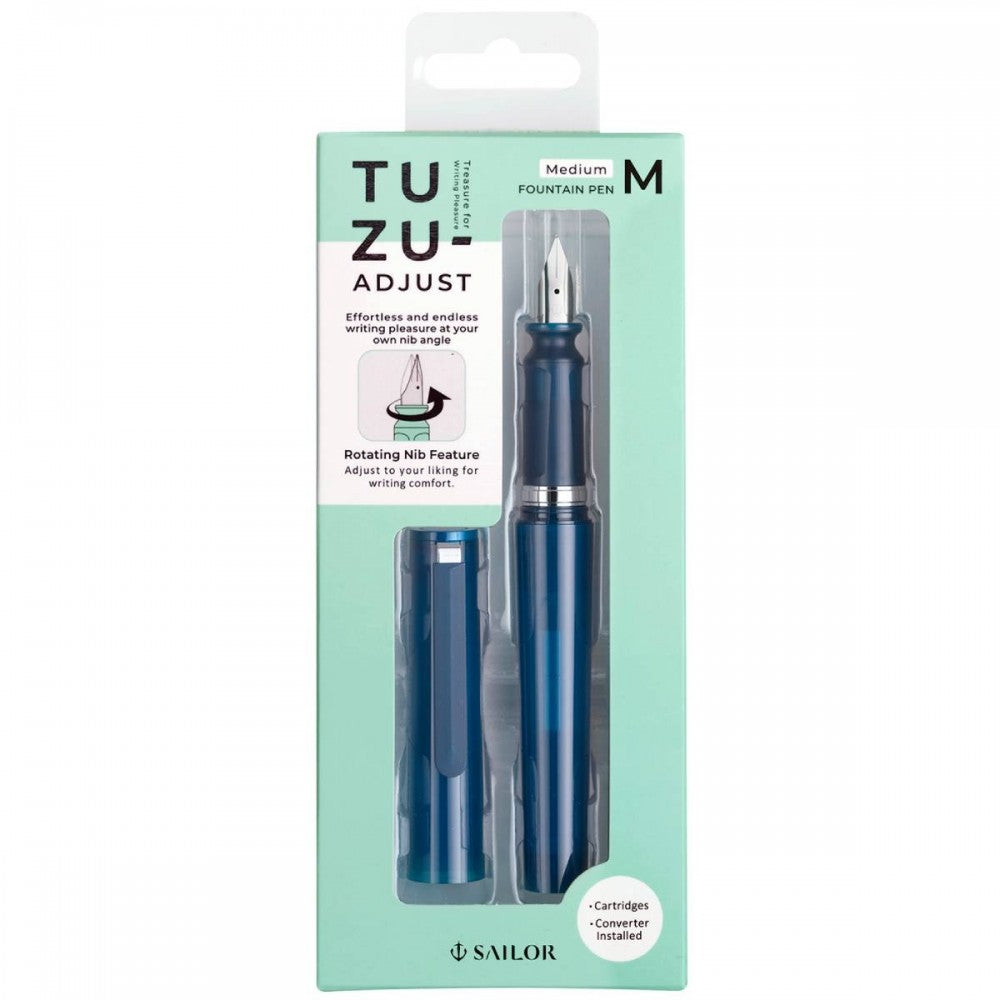 Caneta Tinteiro Sailor TUZU Adjustable Navy Pena M