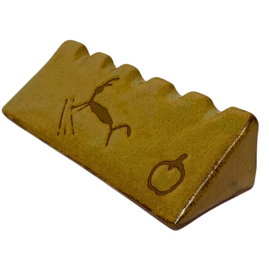 Descanso para Pincel Pintura Rupestre Cerâmica DRC002