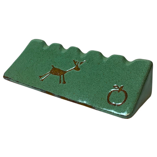 Descanso para Pincel Pintura Rupestre Cerâmica DRC009