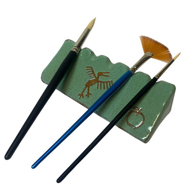 Descanso para Pincel Pintura Rupestre Cerâmica DRC010