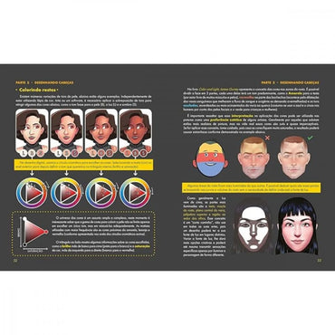 Desenhando Cabeças, Rostos e Expressões - Editora Cras - Bruno Lima