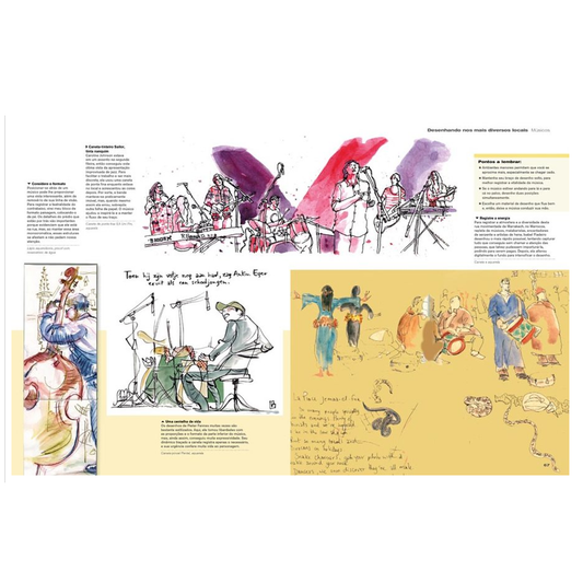 Desenhando Pessoas em Ação - Guia Prático Para Registrar Gestos e Cenas em Urban Sketching