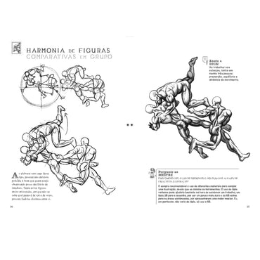 Desenhando Anatomia Movimento Figura Masculina
