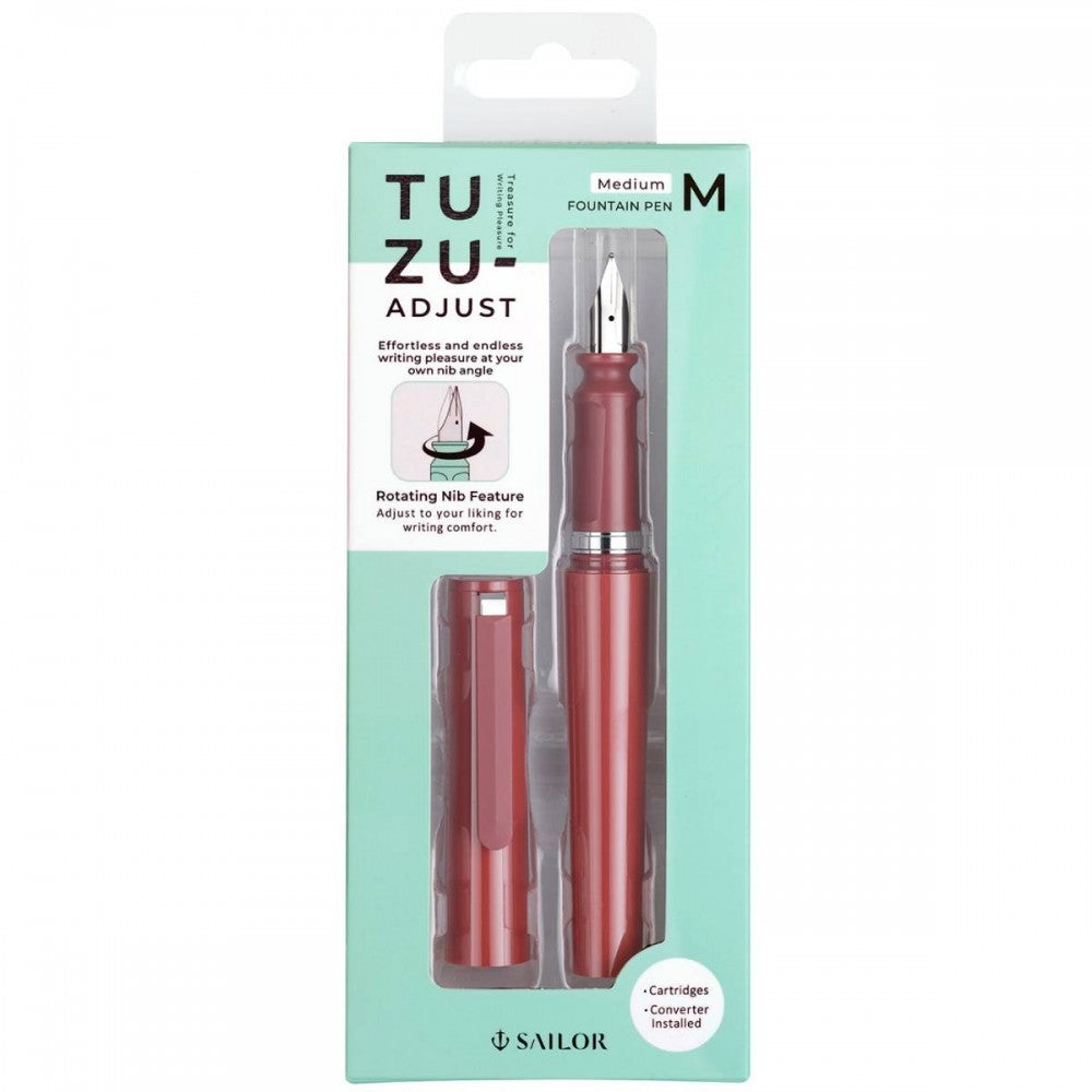 Caneta Tinteiro Sailor TUZU Adjustable Red Pena M