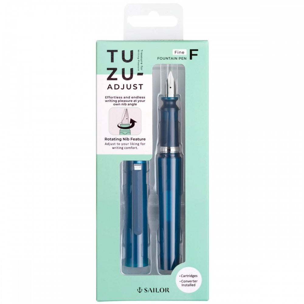 Caneta Tinteiro Sailor TUZU Adjustable Navy Pena F