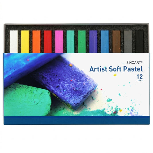 Pastel Seco Sinoart 12 Cores