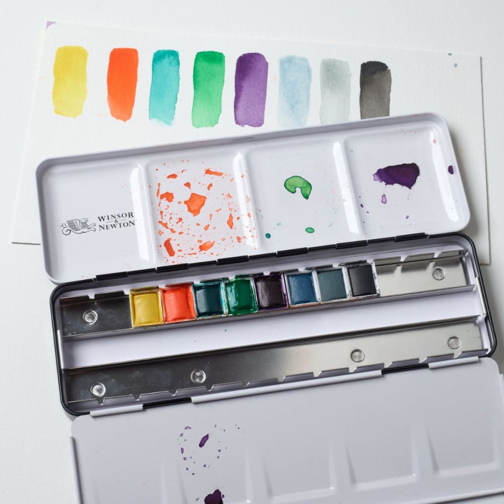 Tinta Aquarela Winsor & Newton Profissional Pastilha Edição Revival Collection