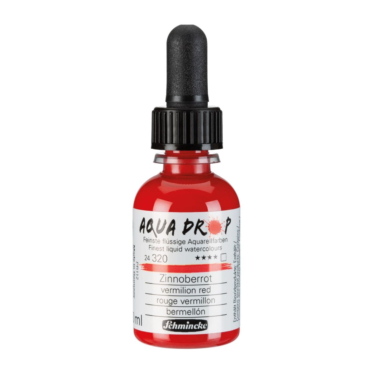 Aquarela Líquida Schmincke Aqua Drop 30ml 320 Vermelion Red
