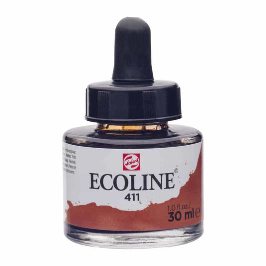 Aquarela Líquida Ecoline Talens 30ml 411 Burnt Sienna