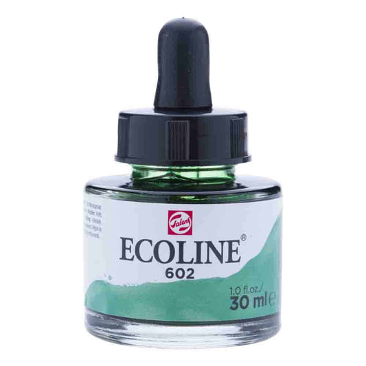 Aquarela Líquida Ecoline Talens 30ml 602 Deep Green
