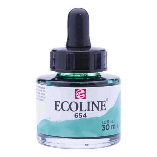 Aquarela Líquida Ecoline Talens 30ml 654 Fir green