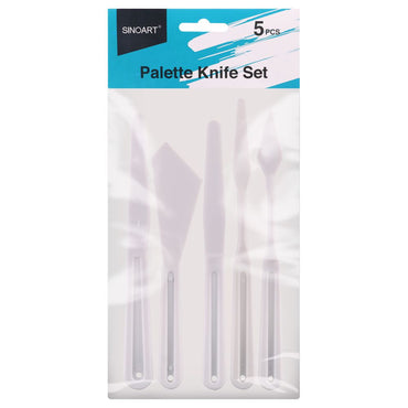 Espátulas de Plástico Para Pintura Sinoart 05 Unidades