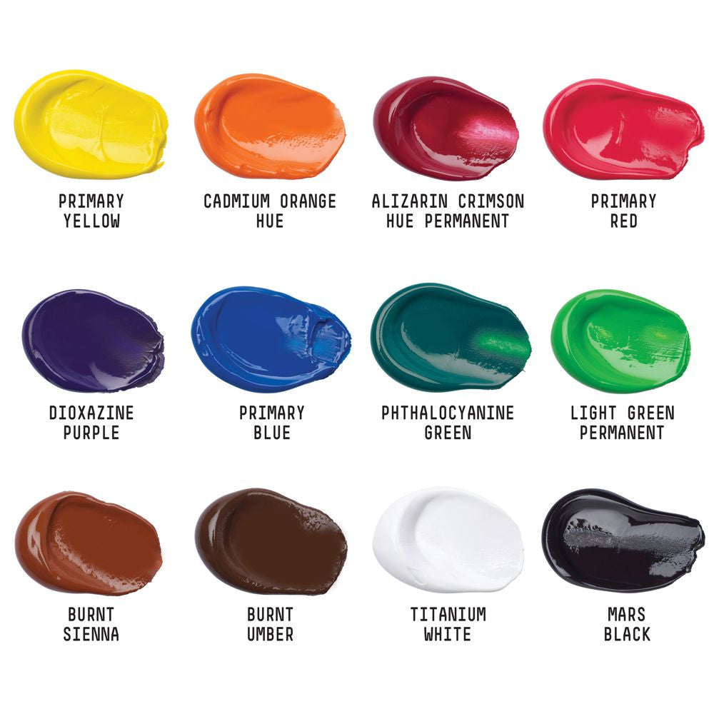 Tinta Acrílica Liquitex Basics 22ml 12 Cores