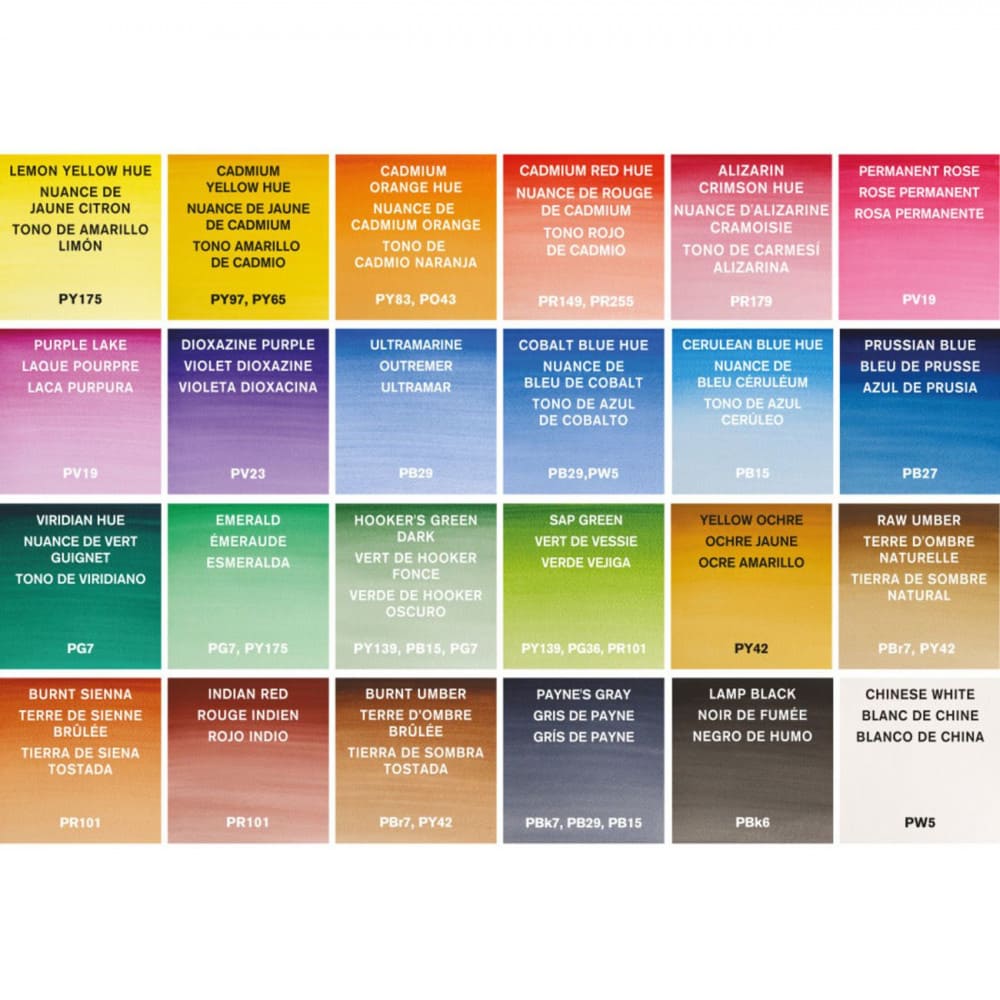 Estojo Tinta Aquarela Winsor & Newton Cotman Paiting Plus 25 Peças