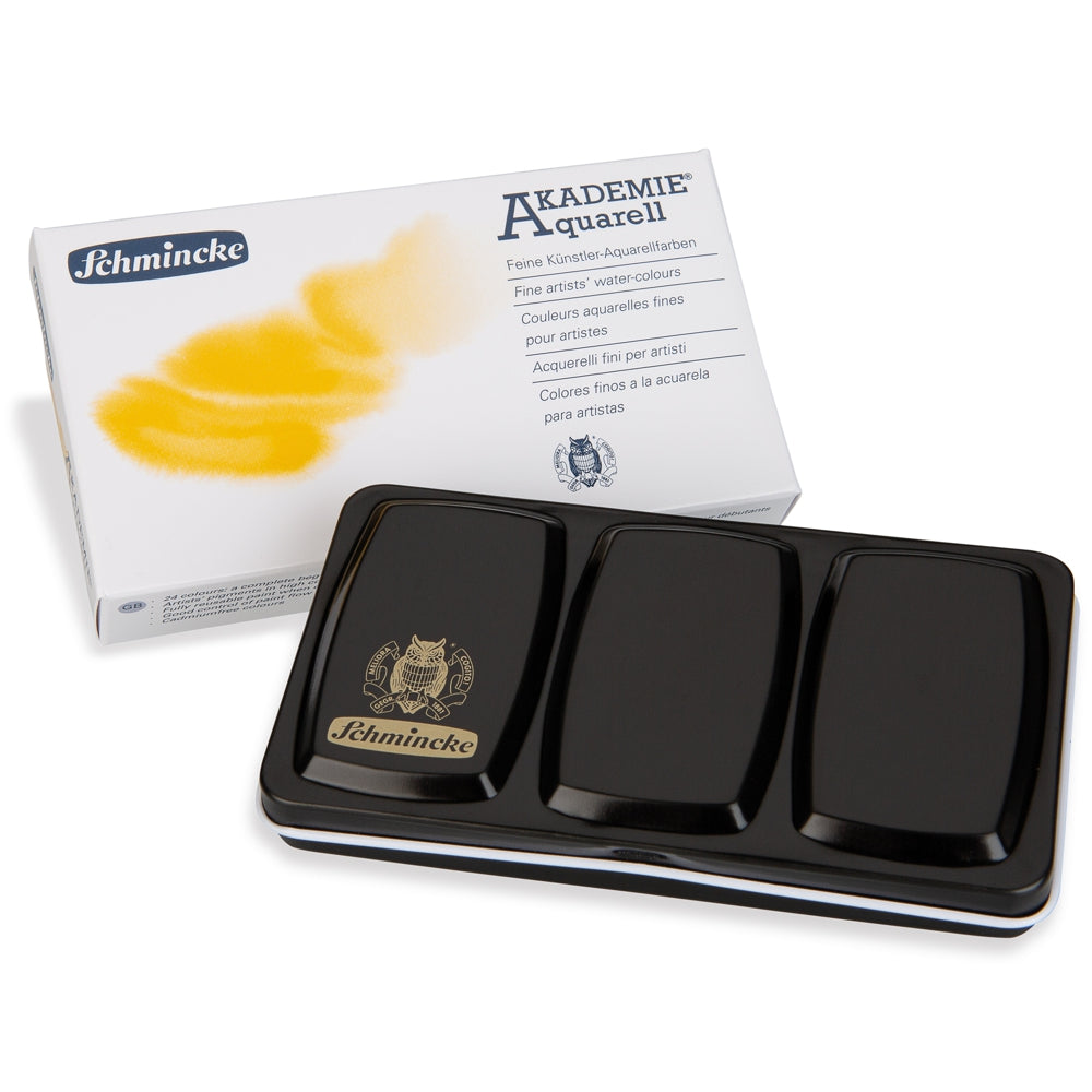 Tinta Aquarela Schmincke Akademie Pastilha 12 Cores