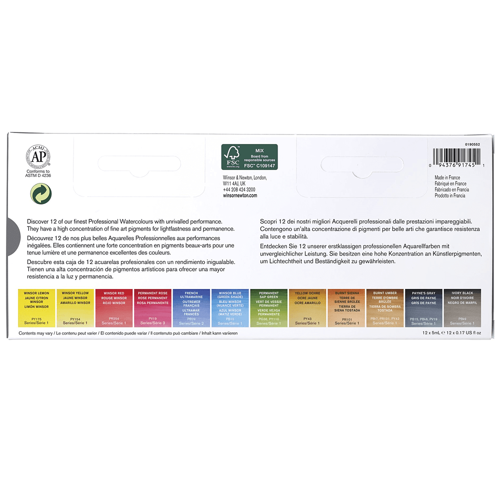 Aquarela Profissional Winsor & Newton Lightweight Sketchers