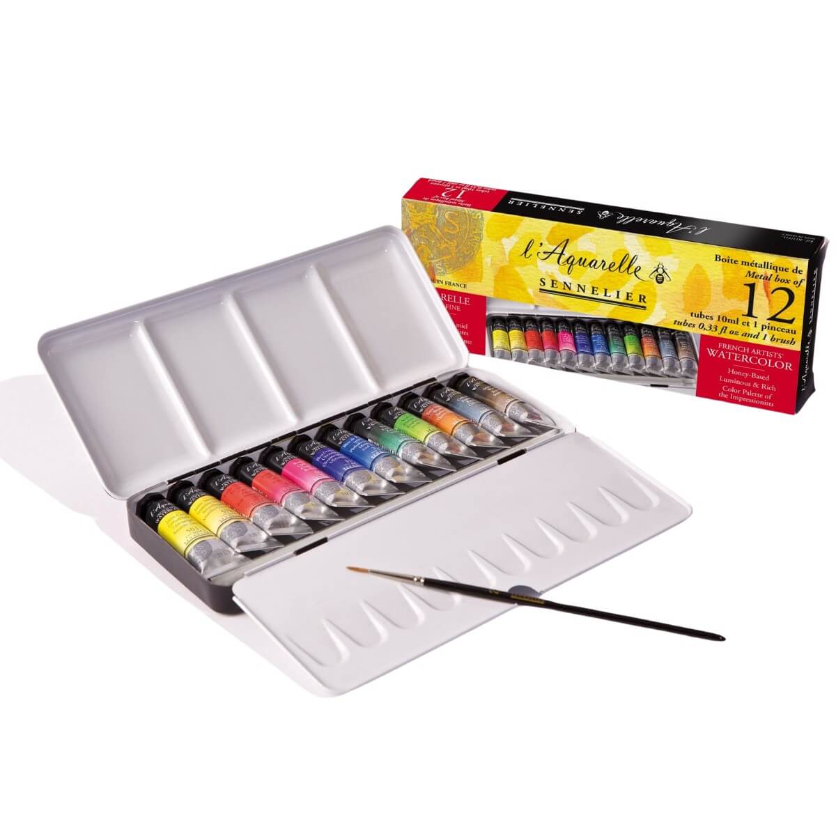 Tinta Aquarela Sennelier L'Aquarelle Extra Fine Bisnaga 12 Cores