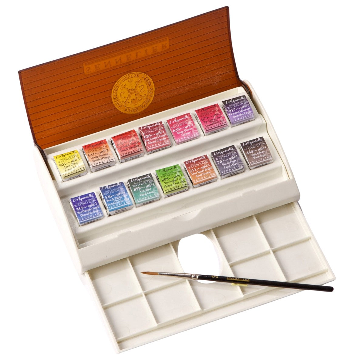 Tinta Aquarela Sennelier L'Aquarelle Extra Fine Pastilha 14 Cores ...