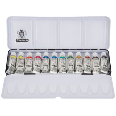 Tinta Aquarela Schmincke Horadam Bisnaga 12 Cores
