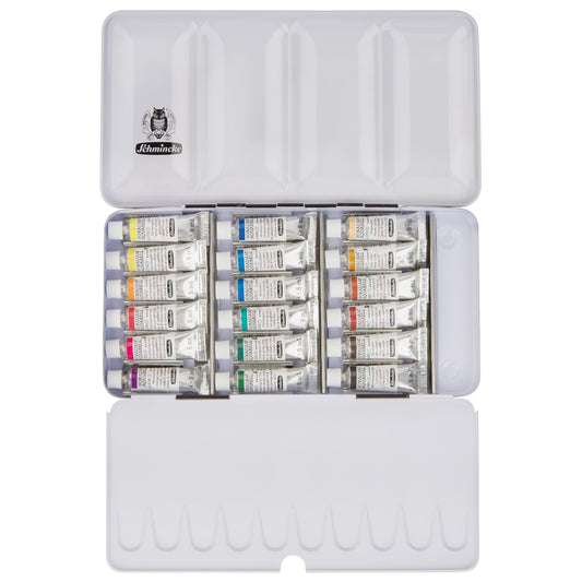 Tinta Aquarela Schmincke Horadam Bisnaga 18 Cores