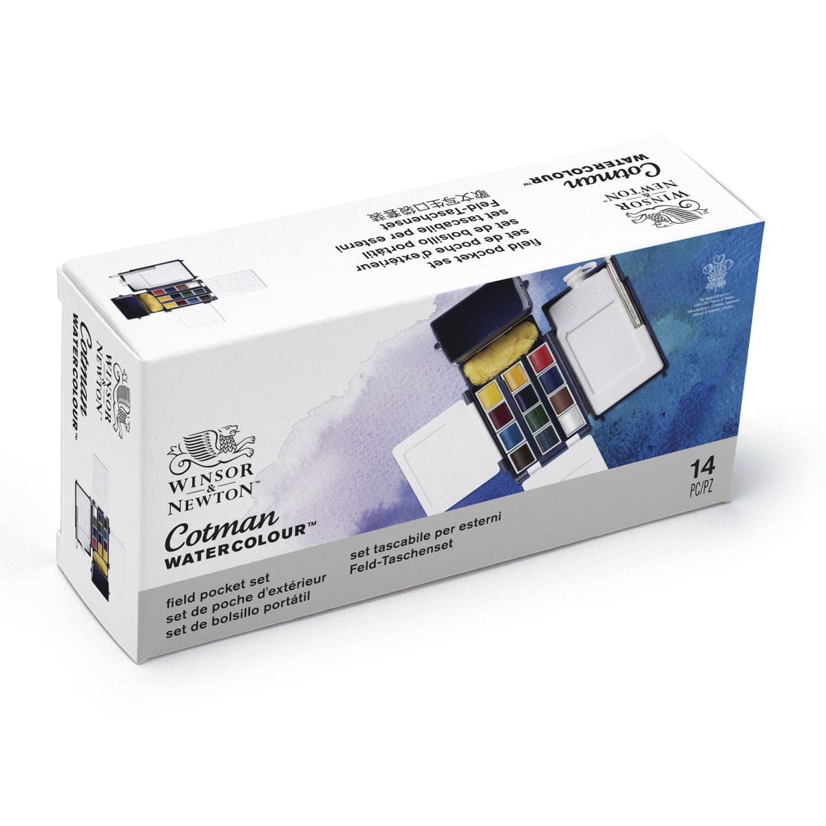 Tinta Aquarela Winsor & Newton Cotman Field Box 12 Cores