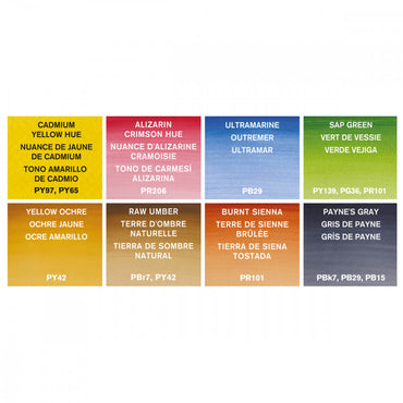 Estojo Tinta Aquarela Pastilha Winsor & Newton Cotman Landscape