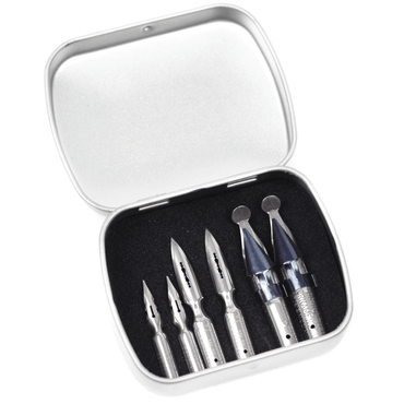 Estojo Caligráfico Brause com 6 Penas Dessin